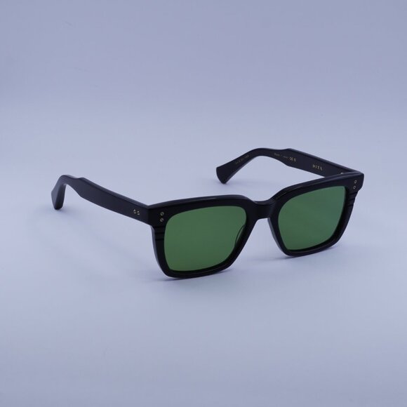 Dita SEQUOIA-DRX-2086-A-T-Black-54-Z Sunglasses Black Square Frame, Green Lenses - Picture 1 of 10